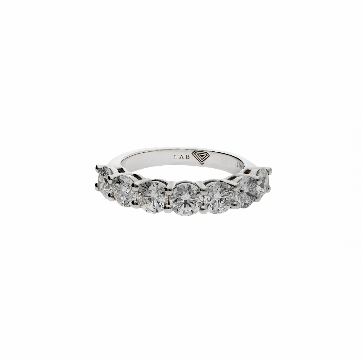Half Eternity Tennis Ring