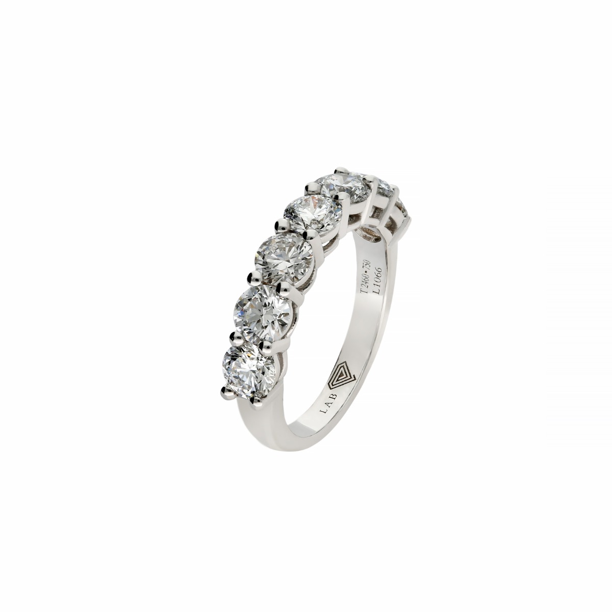 Half Eternity Tennis Ring